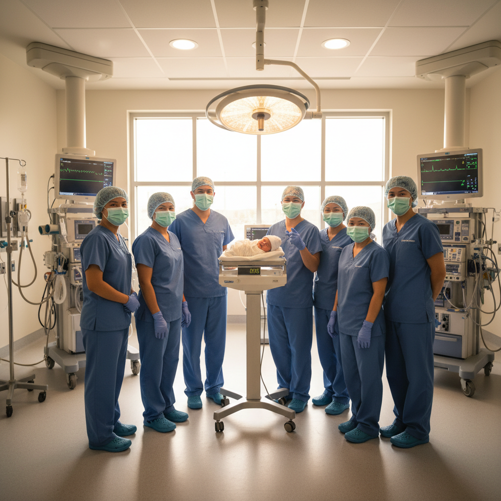 Rare 20-Pound Triplets Born at Kaiser Permanente Los Angeles — image 1
