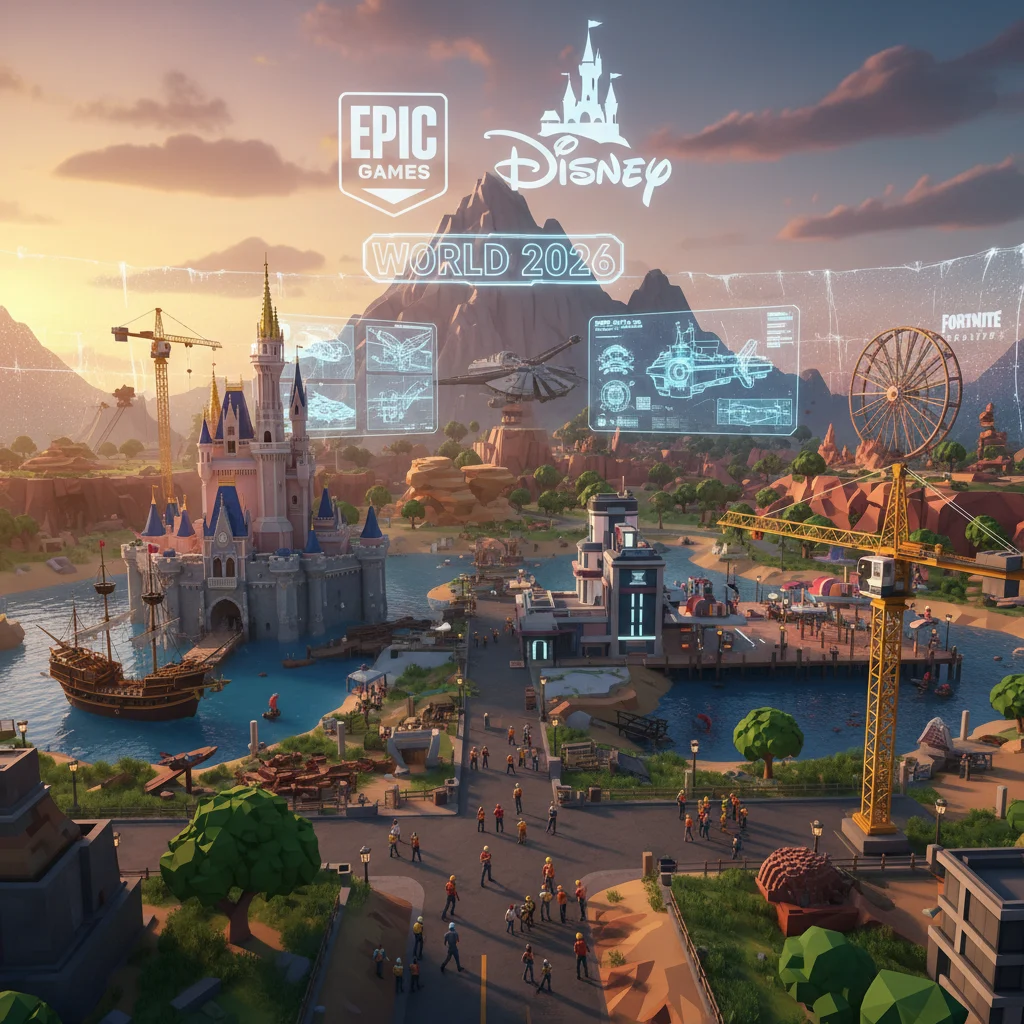 Epic Games Prepares Massive Disney Fortnite World for 2026