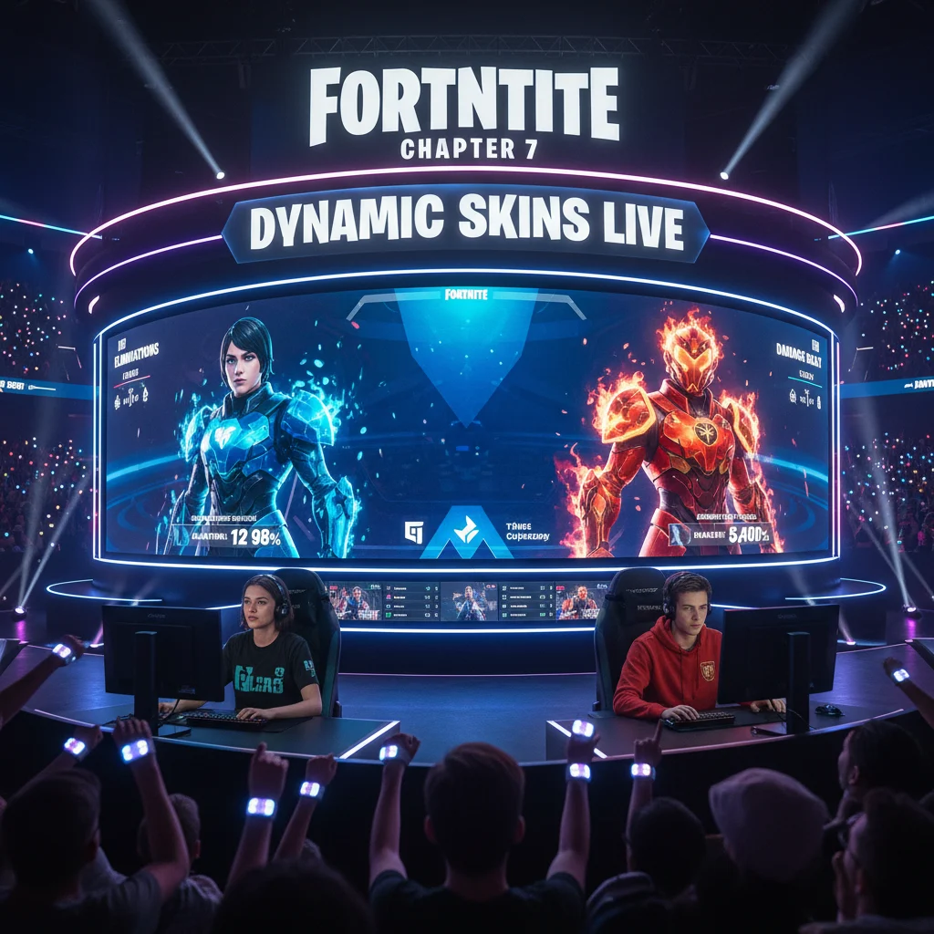 Fortnite Chapter 7 Debuts Dynamic Skins Tied to Live Player Stats