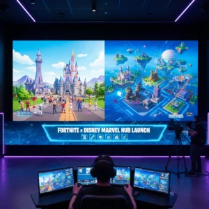 Fortnite Launches First Playable Disney Parks and Marvel Hubs