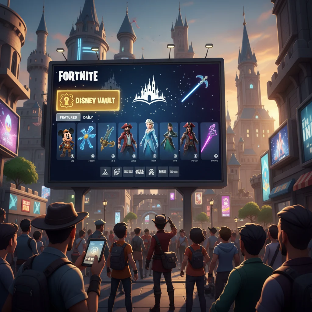 Fortnite Shop Adds Permanent Disney Vault Tab