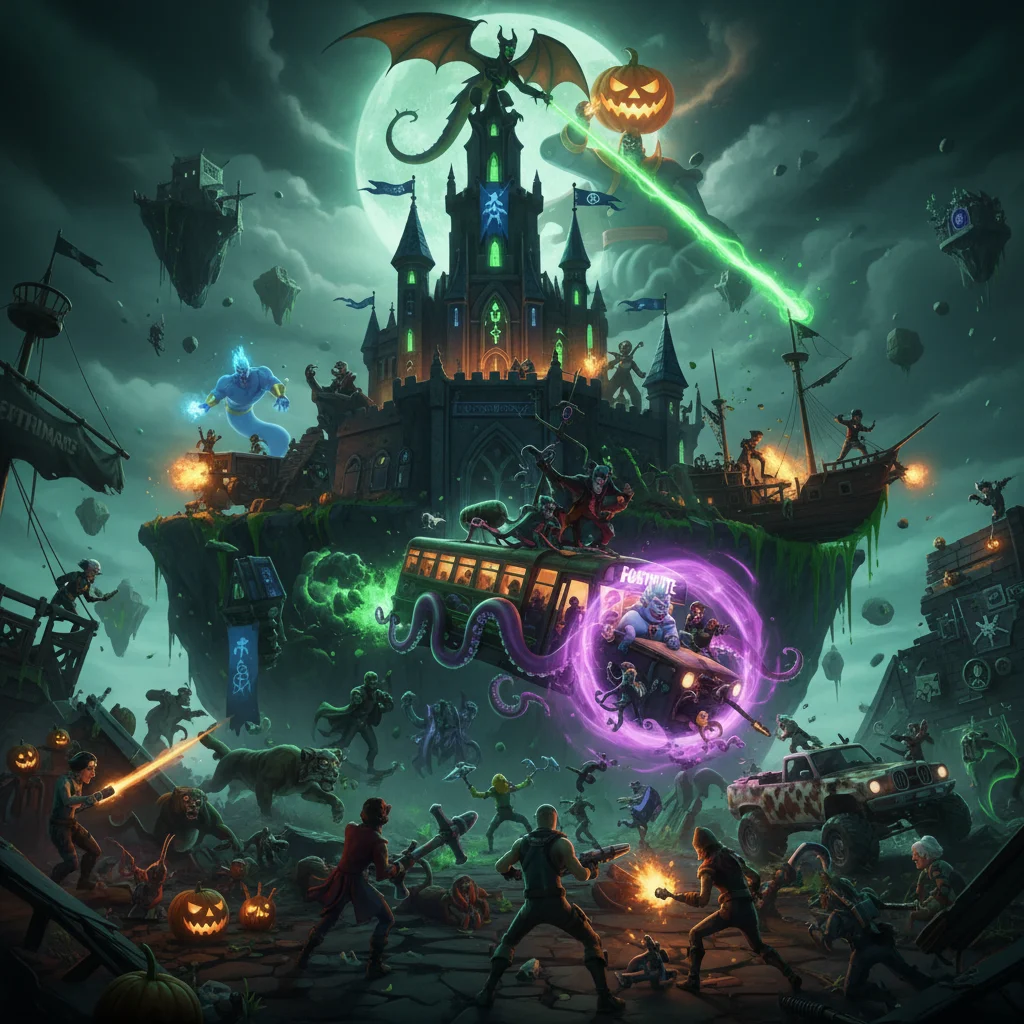 Disney Villains Hijack Fortnite in Huge Fortnitemares 2026 Event