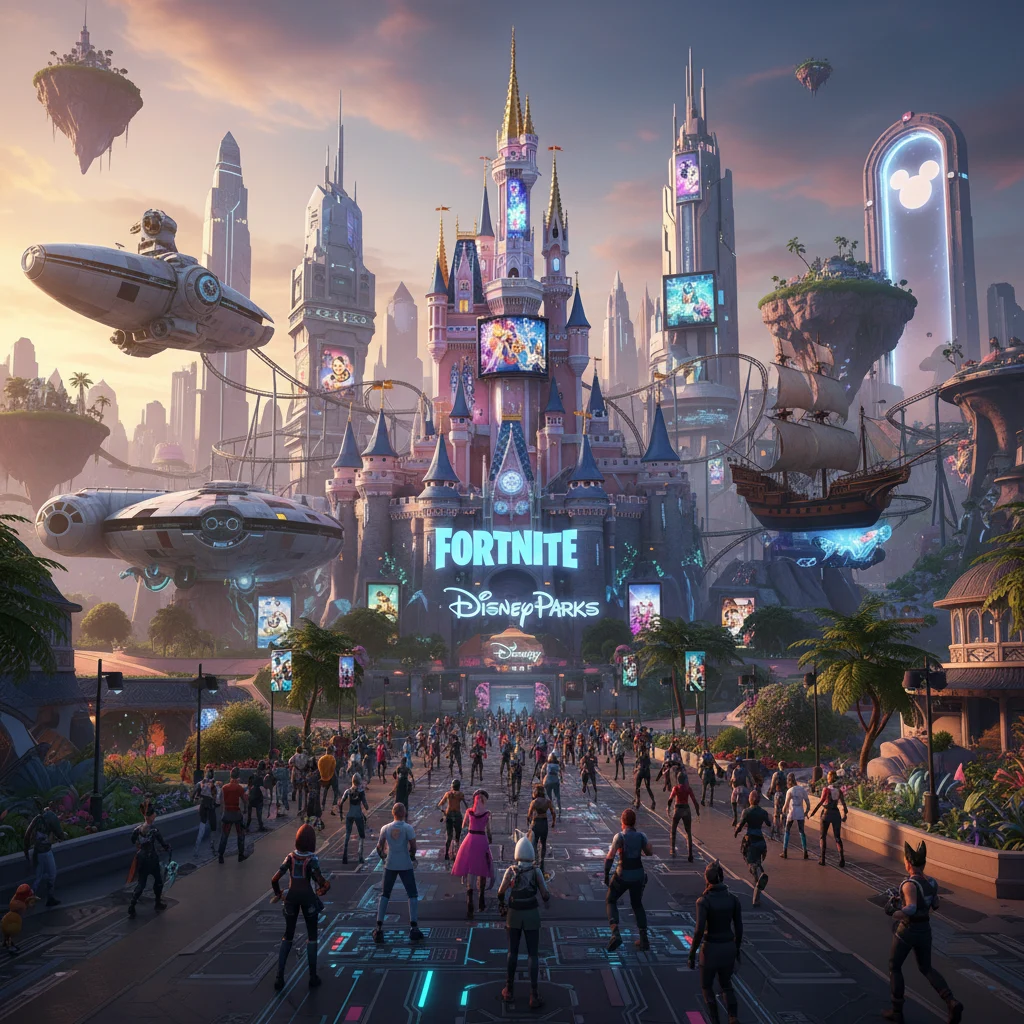 Fortnite Launches Massive Disney Virtual Theme Park