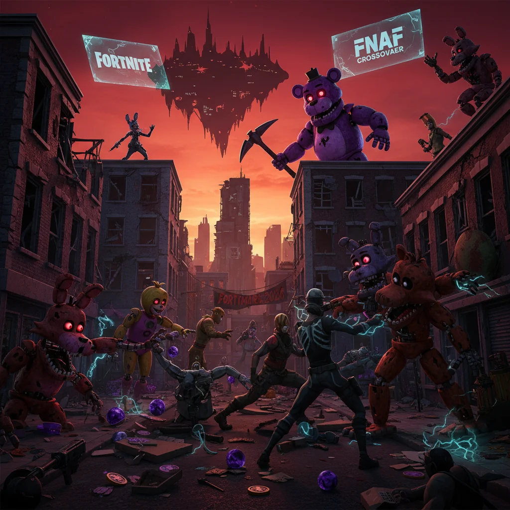 Fortnite Leaks Reveal Massive FNAF Crossover for Fortnitemares 2026