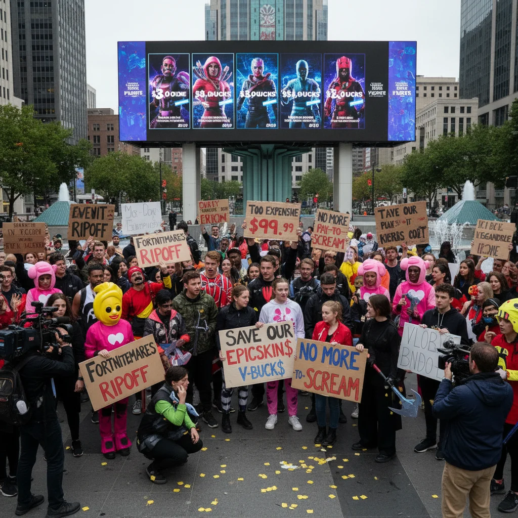 Fortnite Players Protest Over Pricey Fortnitemares 2026 Skins