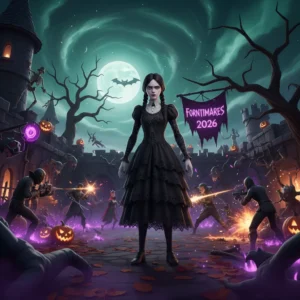 Fortnite Fortnitemares 2026 Leads with Wednesday Addams Skin