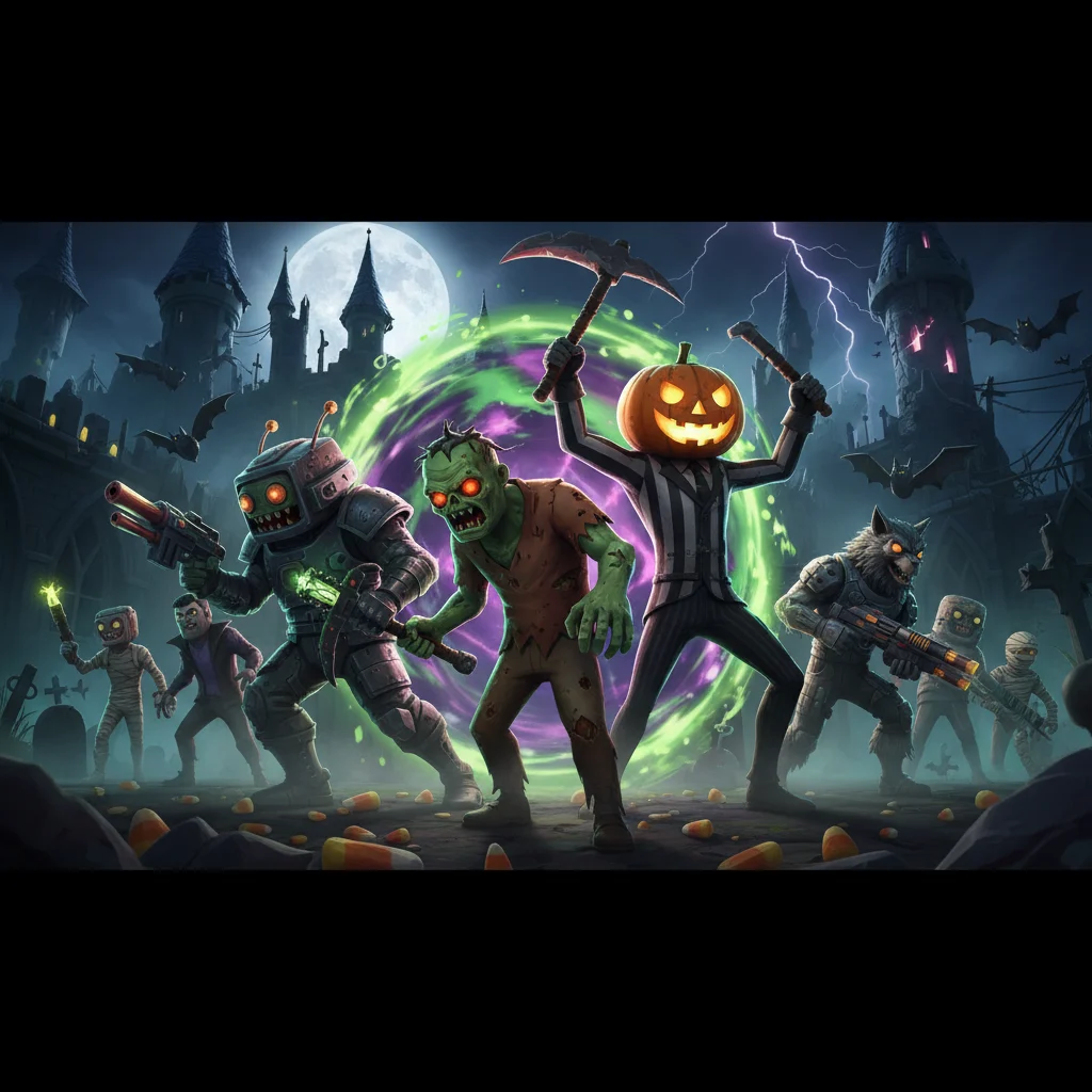 Fortnite Unlocks Retro Horror Skins in Massive October Update