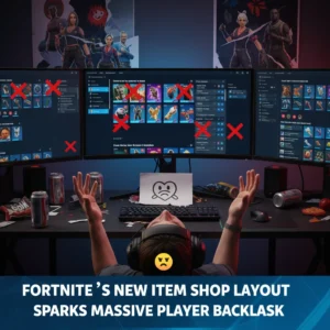Fortnite's New Item Shop Layout Sparks Massive Player Backlash