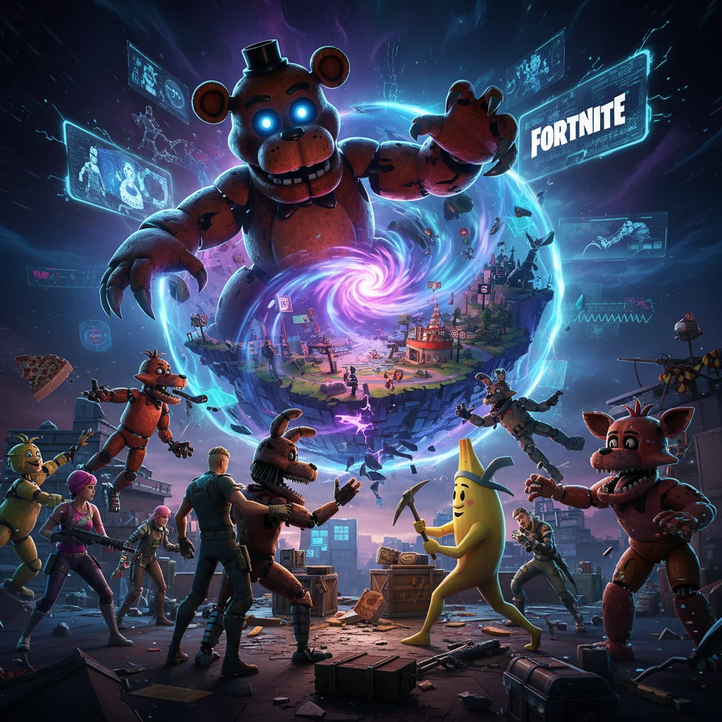Fortnite Leaks Reveal Massive Five Nights at Freddy's Crossover