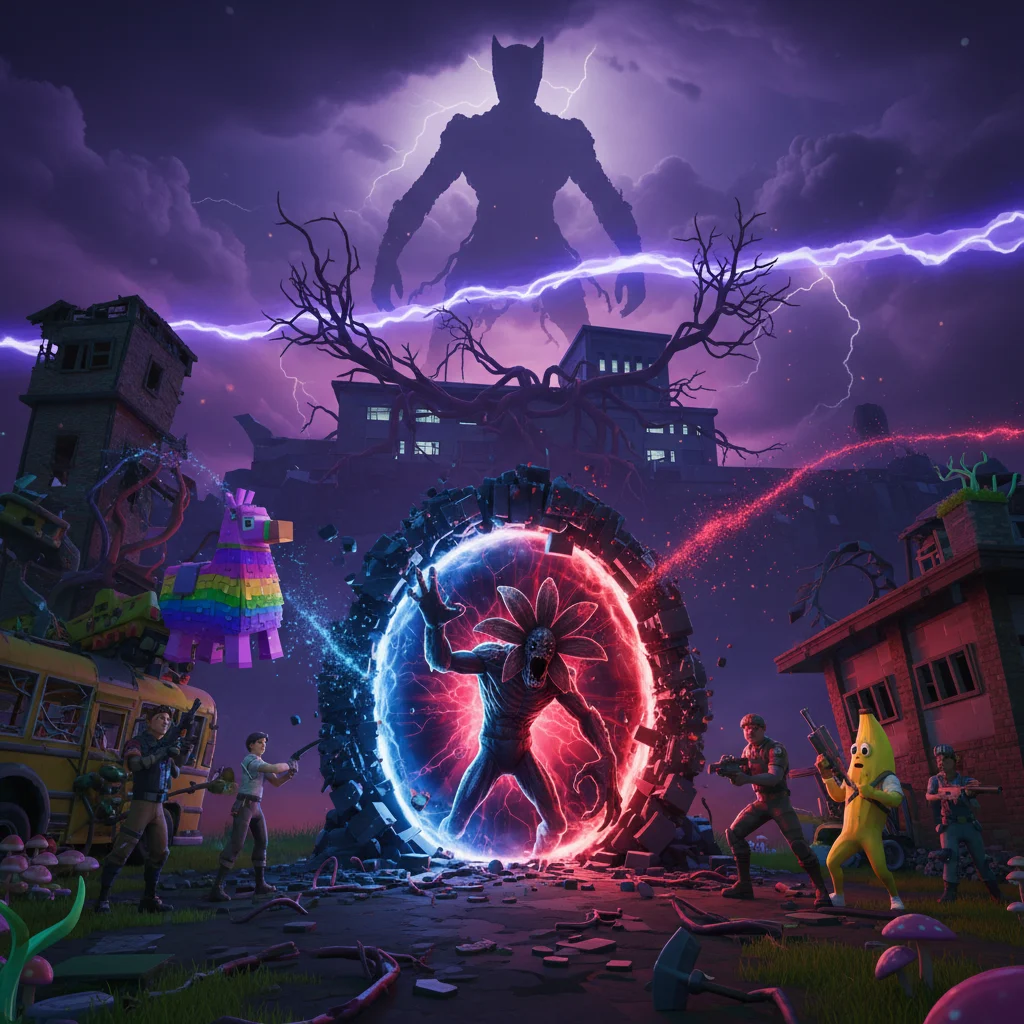 Fortnite Leaks Hint at Massive Stranger Things Crossover