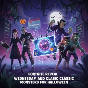 Fortnite Leaks Reveal Wednesday and Classic Monsters for Halloween