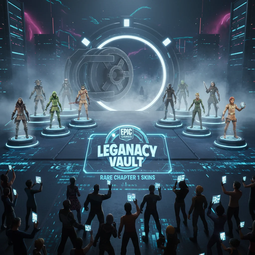 Epic Games Debuts Fortnite Legacy Vault with Rare Chapter 1 Skins