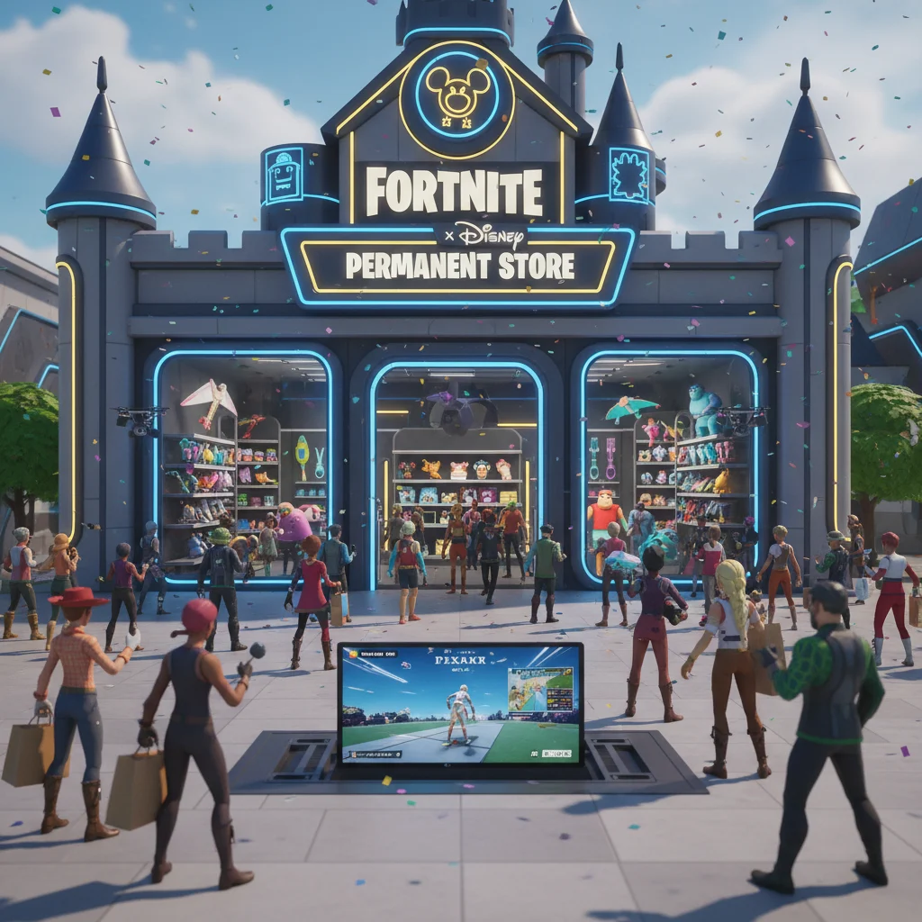 Fortnite Launches Permanent Disney Store With Pixar Cosmetics