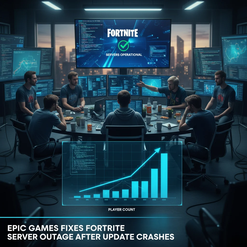 Epic Games Fixes Fortnite Server Outage After Update Crashes