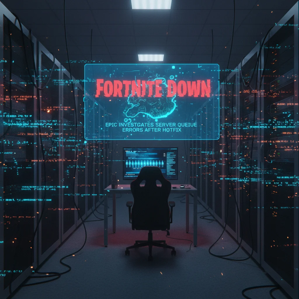 Fortnite Down: Epic Investigates Server Queue Errors After Hotfix