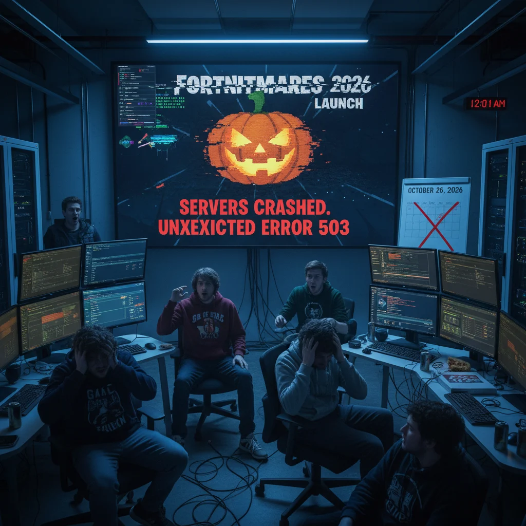 Fortnite Servers Crash Under Surprise Fortnitemares 2026 Launch