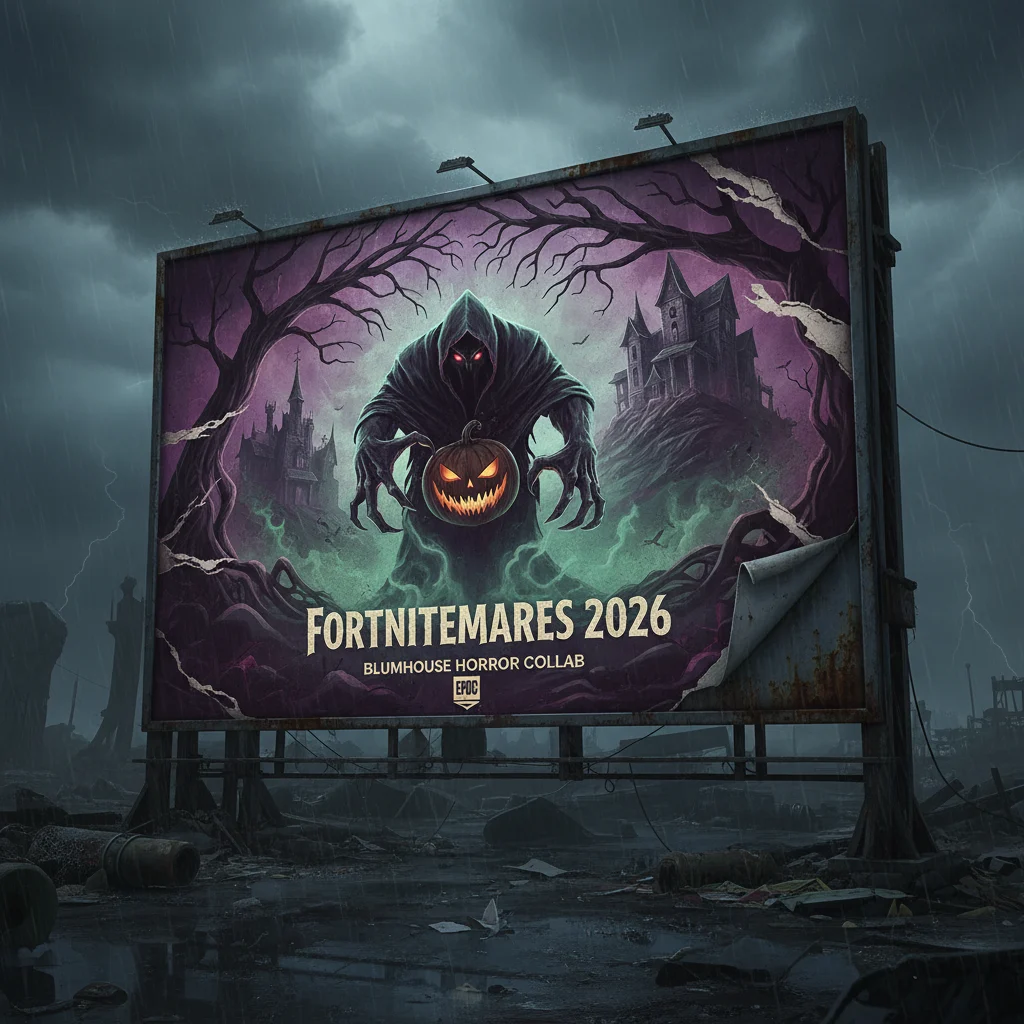 Epic Games Teases Fortnitemares 2026 with Blumhouse Horror Collab