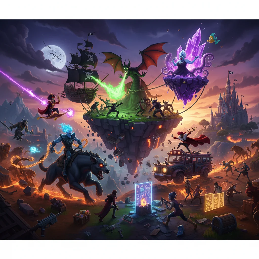 Disney Villains Take Over Fortnite in Fortnitemares 2026
