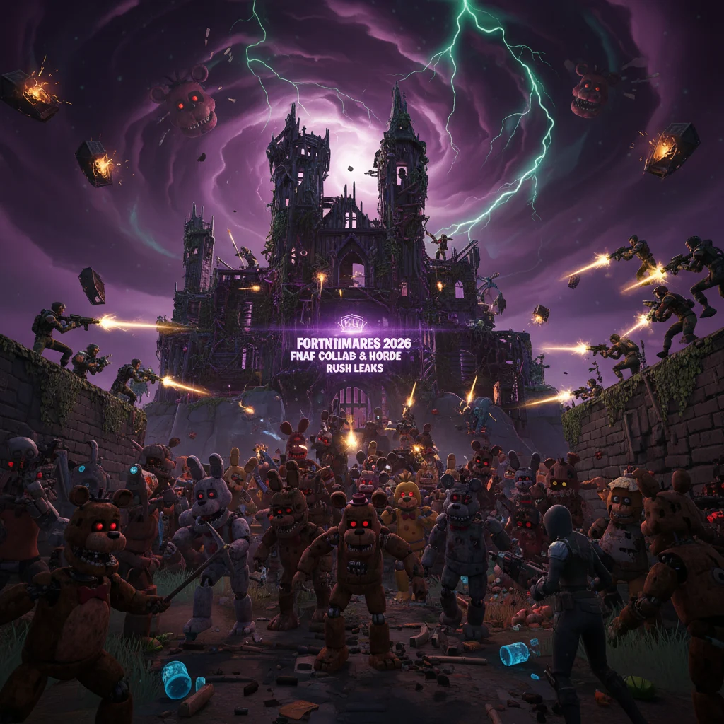 Fortnitemares 2026: FNaF Collab and Horde Rush Leaks