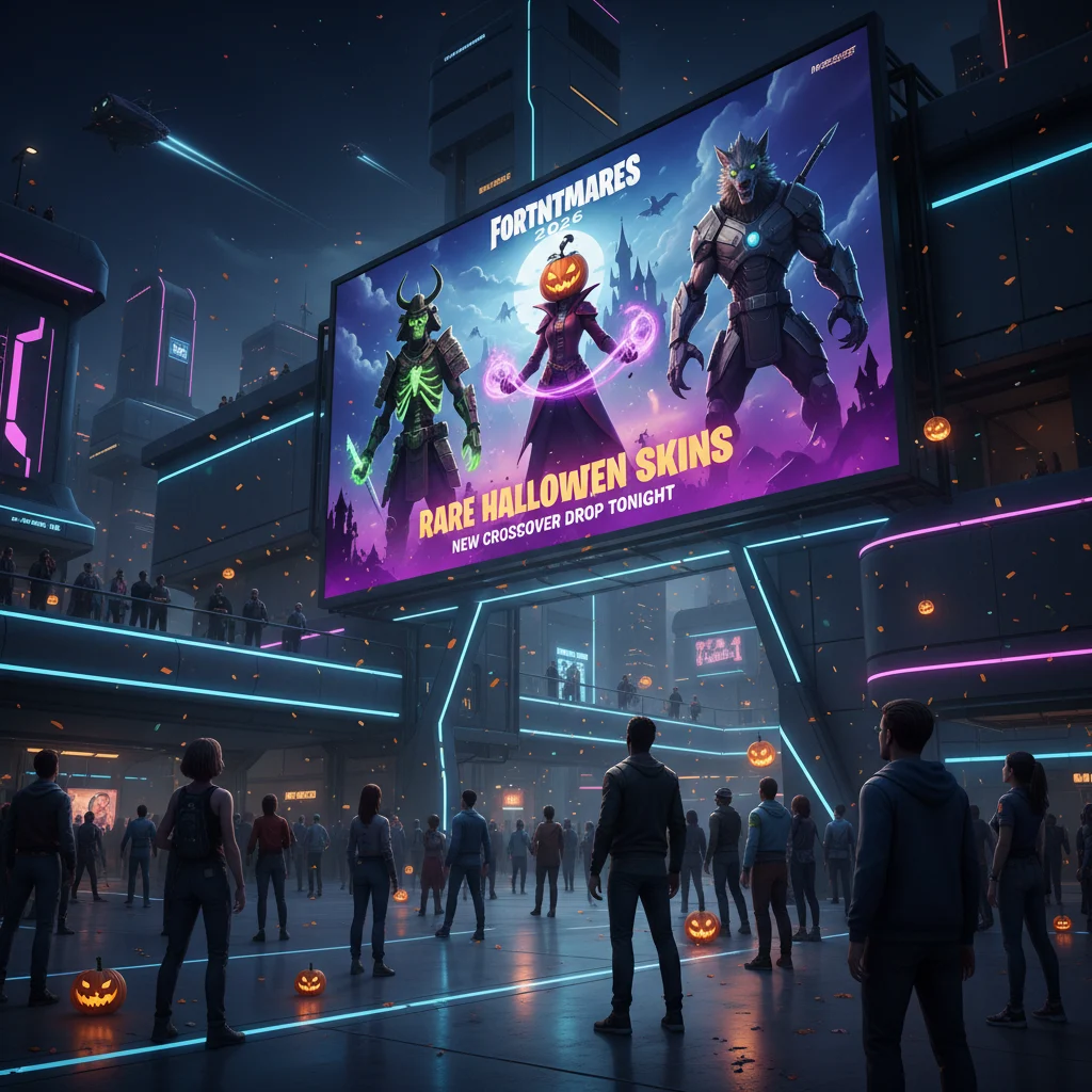 Fortnitemares 2026: Rare Halloween Skins and New Crossover Drop Tonight
