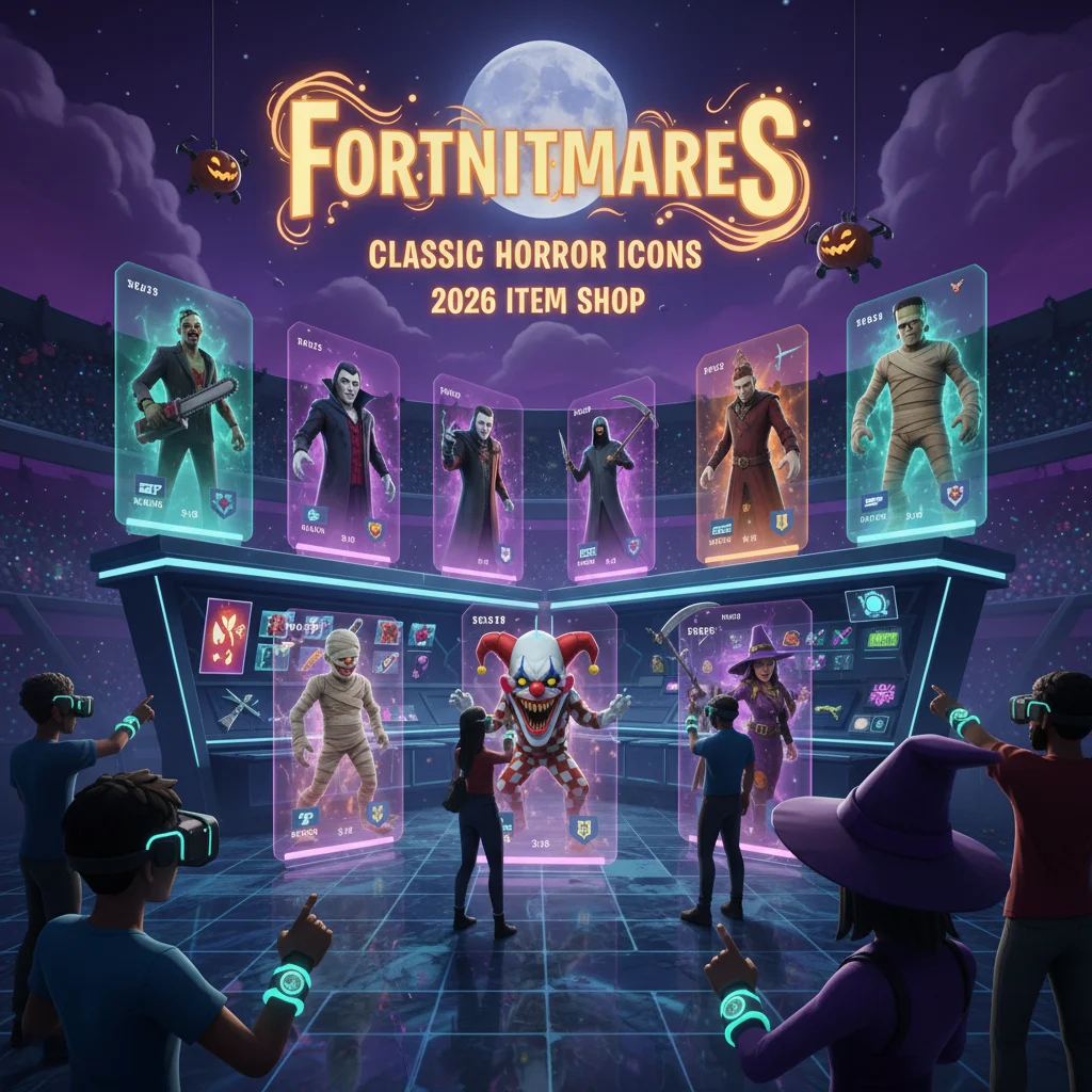 Fortnitemares 2026 Item Shop Brings Classic Horror Icons to Life