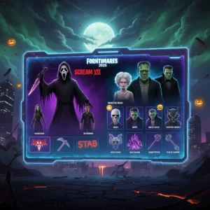 Fortnitemares 2026 Leaked Shop: Scream VII and Universal Monsters
