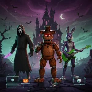 Fortnitemares 2026 Leaks Reveal Scream and FNAF Skins