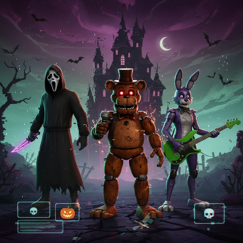 Fortnitemares 2026 Leaks Reveal Scream and FNAF Skins