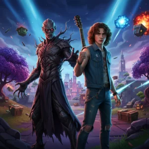 Fortnite Adds Stranger Things Vecna and Eddie Munson Skins