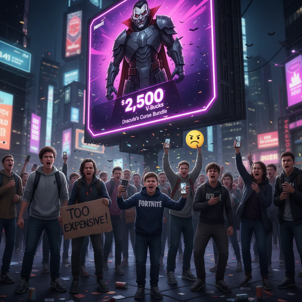 Fortnite Fans Outraged Over Dracula Skin Pricing