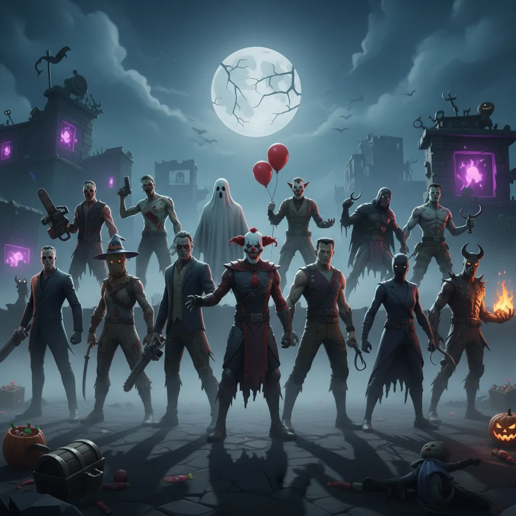 Leaked Fortnitemares Skins Reveal Epic Horror Crossovers