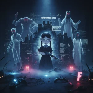 Fortnitemares Leaks Tease Wednesday Addams and Horror Icons