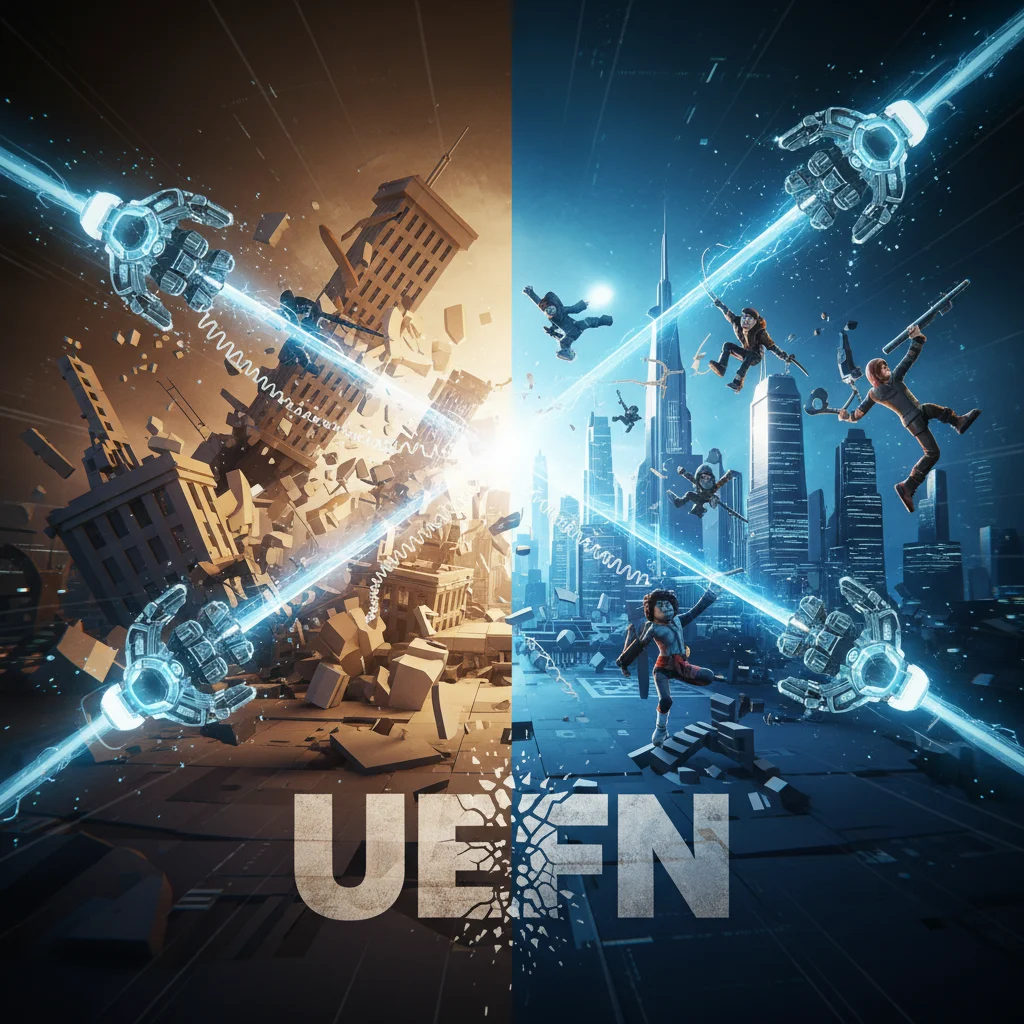 How UEFN Physics Tools Make Fortnite a Threat to Roblox